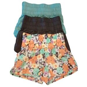 Dip High Waisted Shorts Running Athletic Activewear Gym Bundle Of 3 Size Small